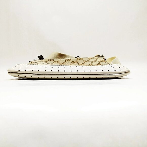 Authentic Gucci Brown Canvas Shoulder Bag mon388-111025 - Picture 5 of 16